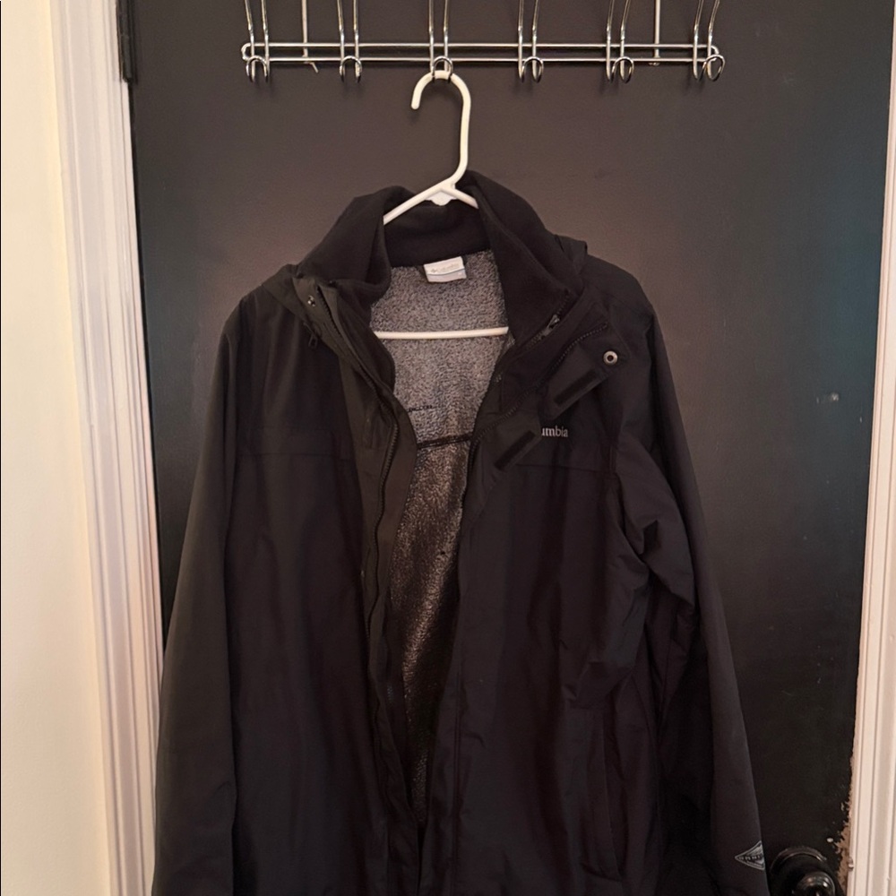 Columbia Black Men's Medium Omni-heat  Hooded Jacket